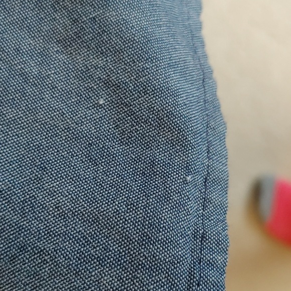 St. John's Bay Woman Button Down Ling Sleeve Denim Top Size 2X - Picture 12 of 12